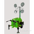 Silent mobile lighting tower with 3kw diesel generator price FZMT-400B